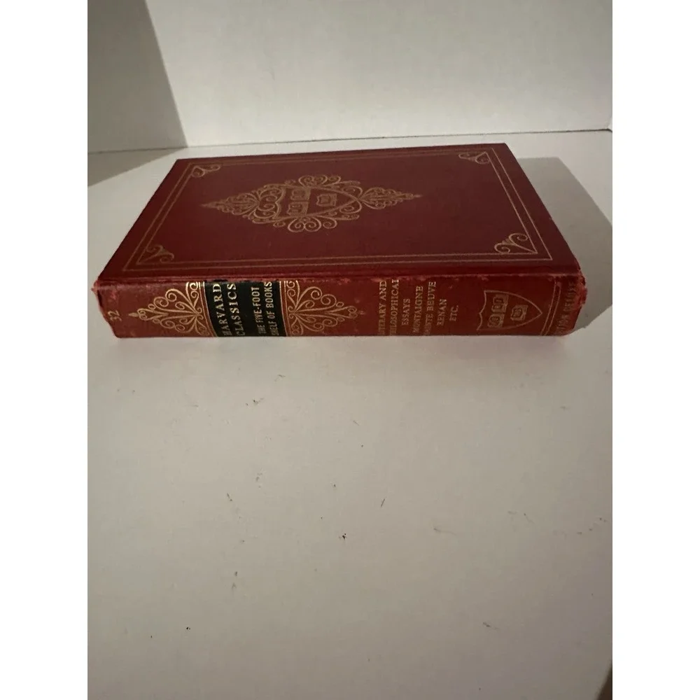 Harvard Classics‎ Literary And Philosophical Essays Montaigne Sainte Beuve Renan